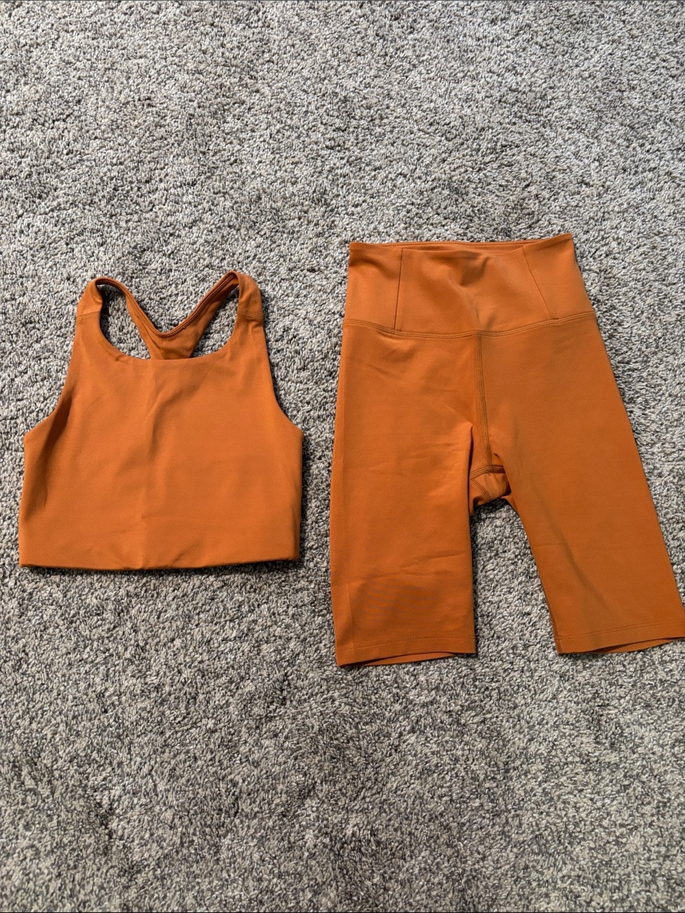 Girlfriend Collective shorts and tank set size XS